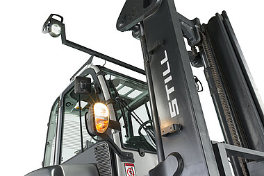 Electric forklifts are perfectly suited for outdoor use.